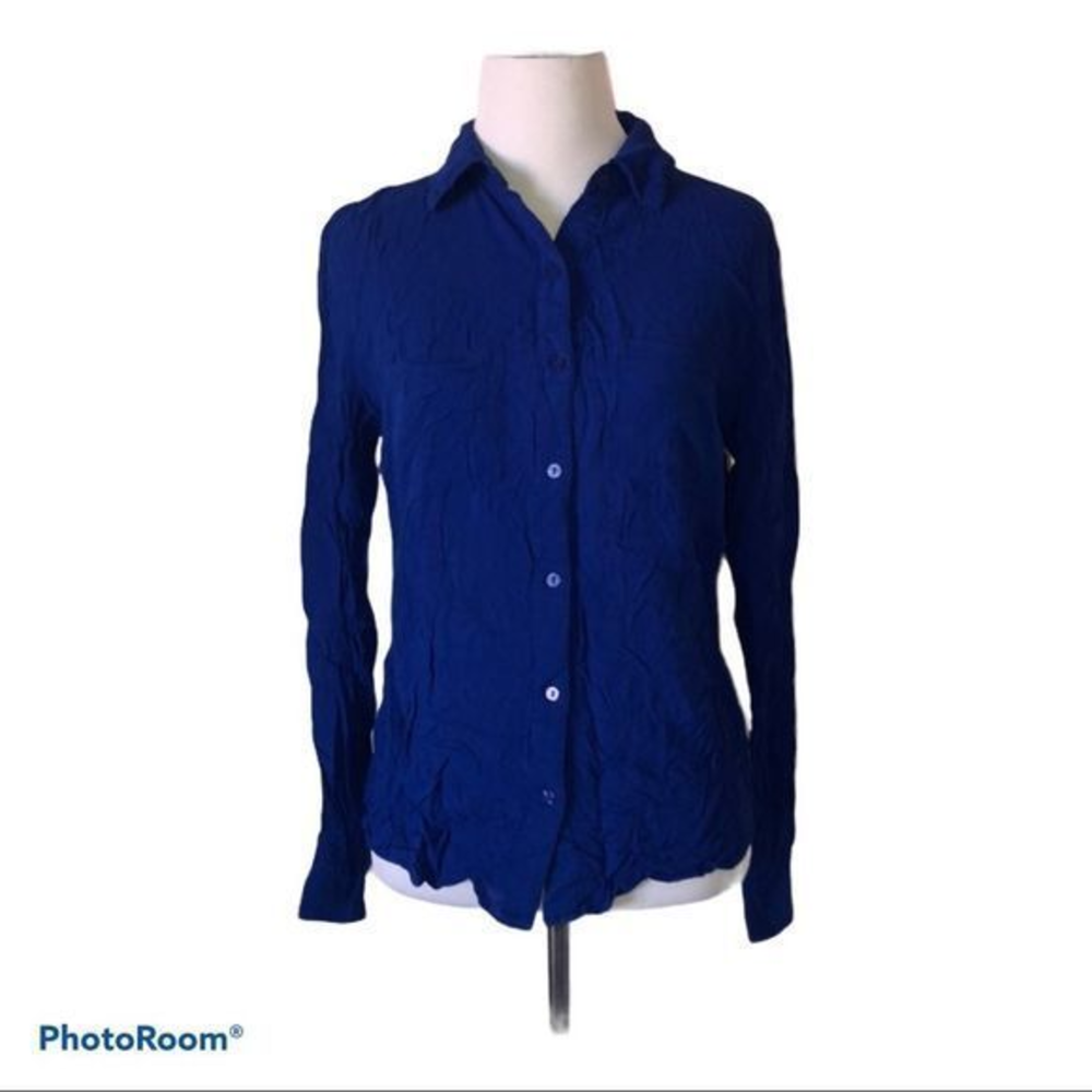 5/$30 🎈 ANA‎ women’s Small blue Button down blouse